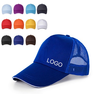 OTTO Cotton Blend Twill Pro Style Mesh Back Trucker Hat