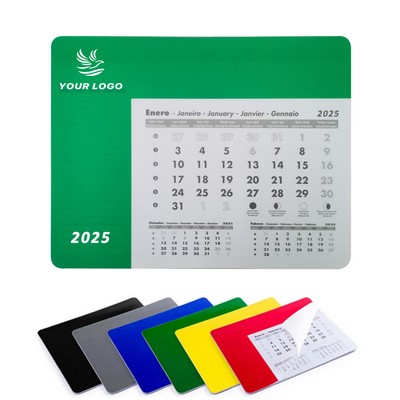 Calendar Mouse Pad With Sticky Notes