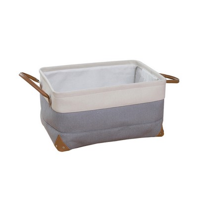 Collapsible Large Canvas Storage Basket