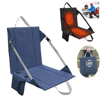 USB Heated Hunting Seat Cushion with Backrest