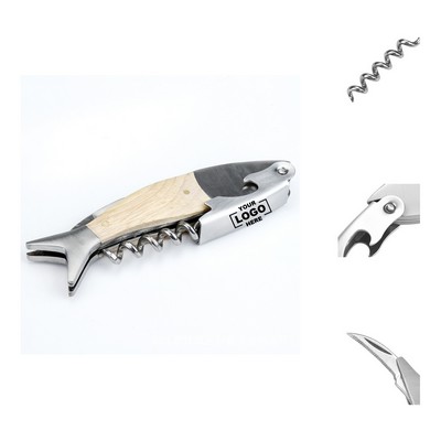 Fish Shaped Corkscrew Wine Opener