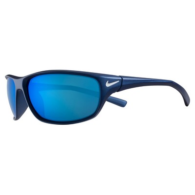 Nike® Rabid Matte Obsidian Sunglasses w/Blue Flash Lens