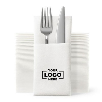 Disposable Pocket Napkins with Utensils