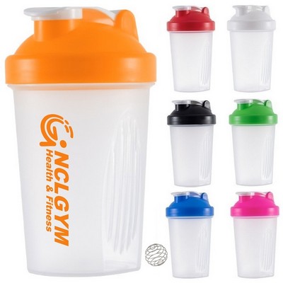 Plastic Mix and Shake Sports Water Bottle