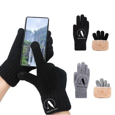 Winter Lined Touchscreen Gloves