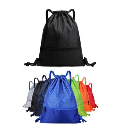 Drawstring Backpack for Outdoor Traveling