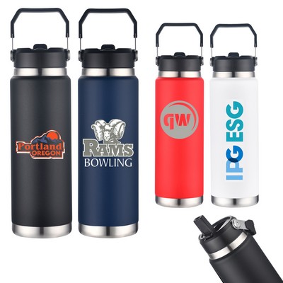 30 oz. Vacuum Insulated Tumbler with Handle