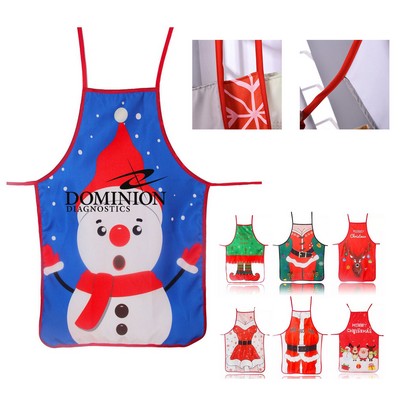 Polyester Christmas Apron