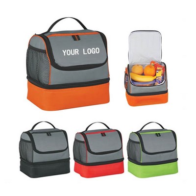 Two Compartment Lunch Pail Bag