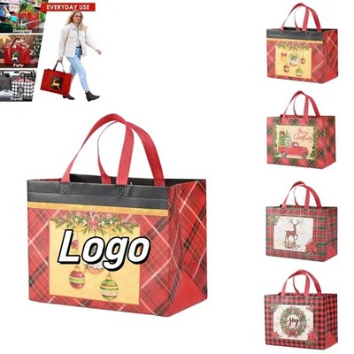 Extra Large Holiday Gift Bags with Festive Designs