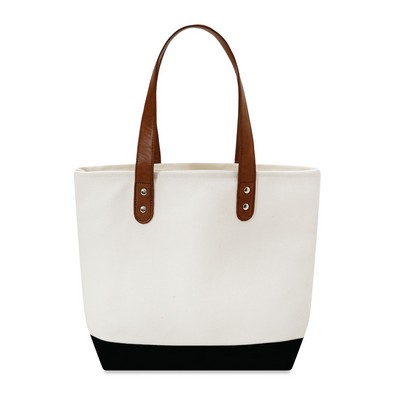 Classic Leather Handle Tote - Blank (15.75"x12"x4.5")