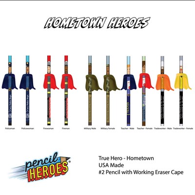 PENCIL HEROES® - Hometown - Individually Bagged Assembled