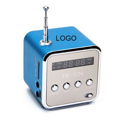 Mini Digital Music Radio Audio Player Speaker