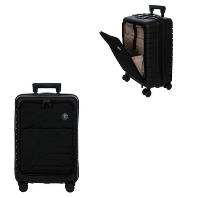 Bric's By Ulisse 21 Inch Expandable Spinner w/Pocket Luggage - Black