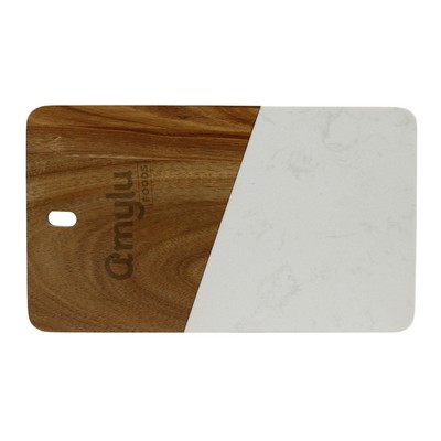 Acacia Wood and Mable Cutting Board