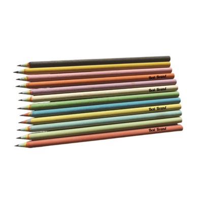 Recyclable Rainbow Paper Pencils