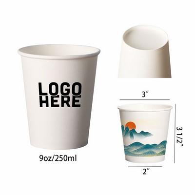 9oz Disposable Paper Cups