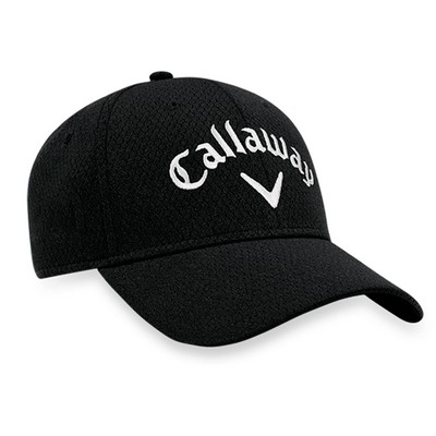 Callaway Side Crested Performance Unstructured Logo Golf Hat - Black