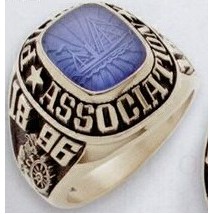 Legendary Series Men's Collegiate Ring (12x10 Center Stone)