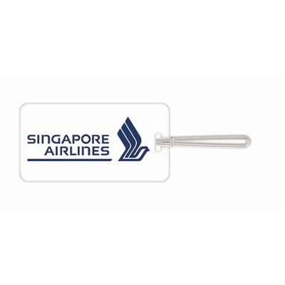 Surface Printed Vinyl Luggage Tag with Card Insert