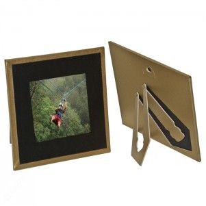 Polaroid Photo Holder w/Gold Border - Carolina (3"x3" Window Size)