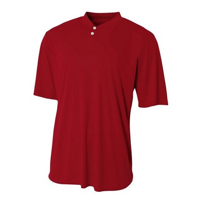 A4 Men's Tek Performance Henley Shirt