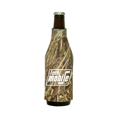 Mossy Oak or Realtree Camo Premium Collapsible Foam Bottle Sleeve Insulator (No Bottom)