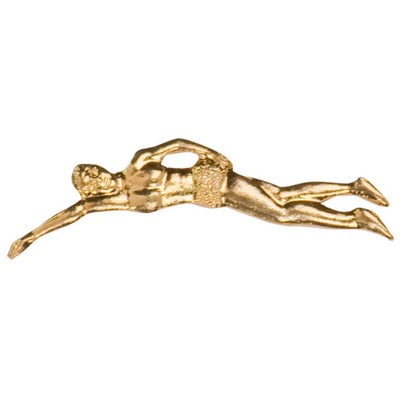 Chenille Insignia Pin - "Male Swimmer"