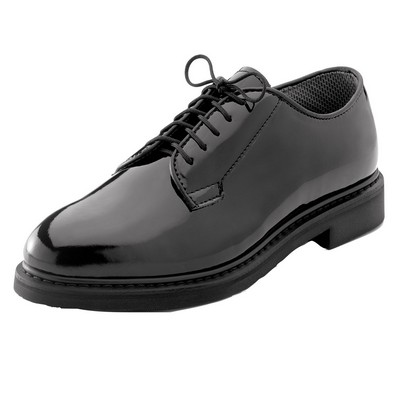 Hi Gloss Navy Oxford Shoes