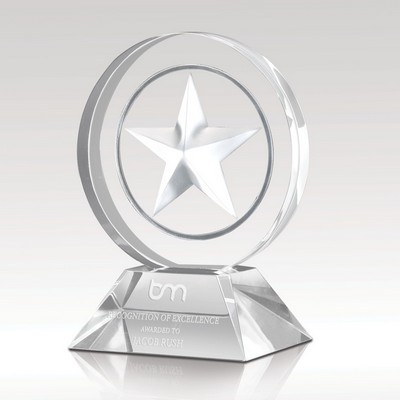 Crystal Award Star Glow