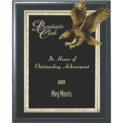 Black Eagle Plaque (9"x12")