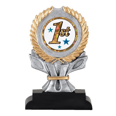 6" Mylar Insert Resin Impact Series Trophy