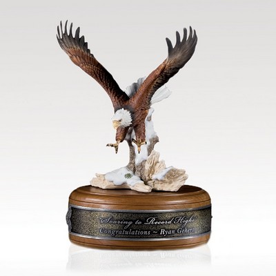 Swooping Eagle Award - Walnut Base