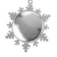 Engravable Snowflake Ornament