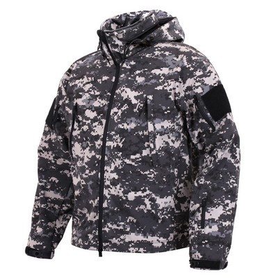 Subdued Urban Digital Camo Special Ops Soft Shell Jacket (3XL)