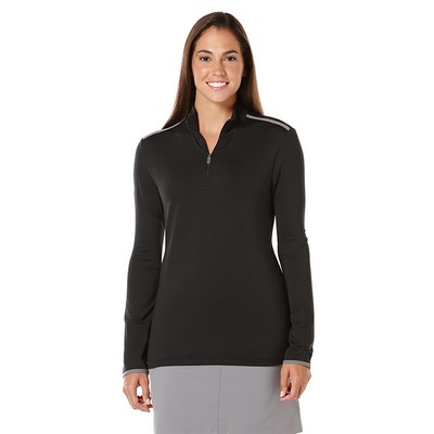 Callaway Ladies 1/4 Zip Mock Pullover