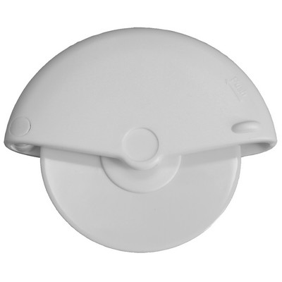 5 inch White Pizza Wheel Cutter with Polystyrene Blade