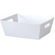 Large Solid White Gift Basket Market Tray