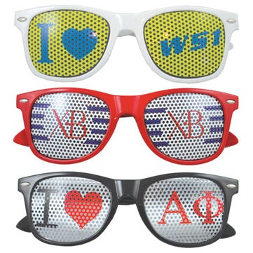 San Marino Sunglasses w/ Full Lens Imprint on Mesh Decal