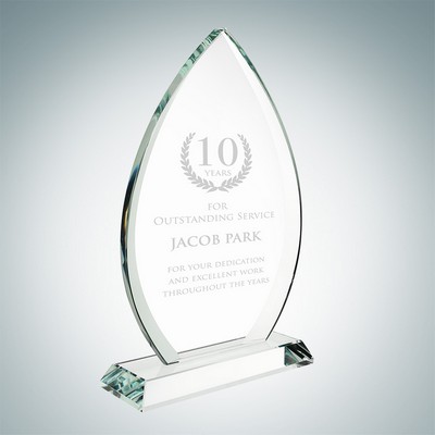 Teardrop Award w/ Base (Medium)