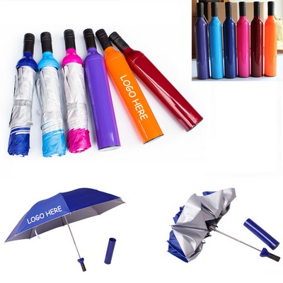 Folding Wine Bottle Umbrella