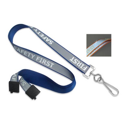 5/8" Safety Breakaway Lanyard (Blue)