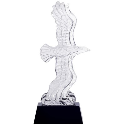 Staffordshire Crystal Eagle Award, 11 1/4"H