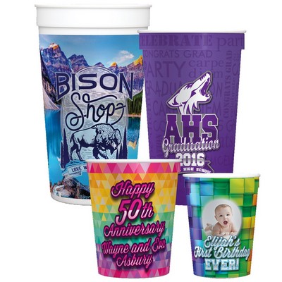 Full Color Stadium Cup (16 Oz.)