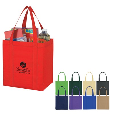 Custom Non-Woven Avenue Shopper Tote Bag