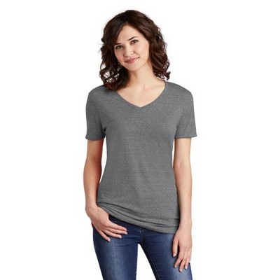 JERZEES® Ladies' Snow Heather Jersey V-Neck T-Shirt