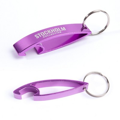 Aluminum Bottle Opener Keychain