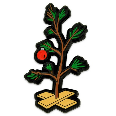 Sad Christmas Tree Pin