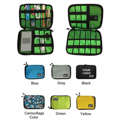 Portable Travel Electronics Accessories Organizer Bag