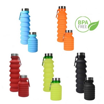 Collapsible Silicone Water Bottle